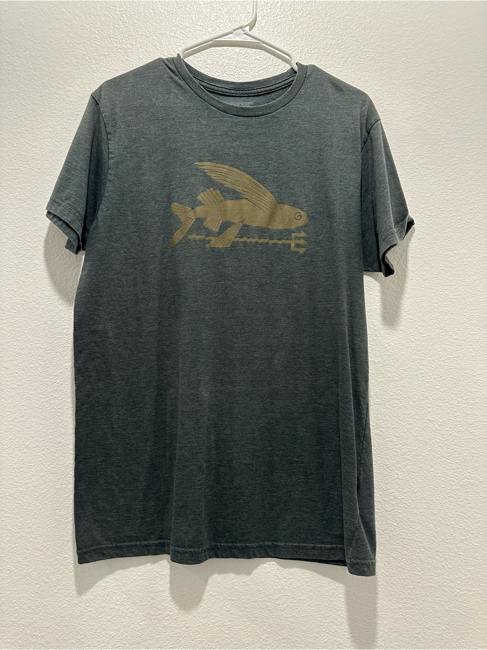 Patagonia - Dark Green Graphic T-Shirt with Fish Emblem